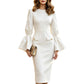 ⌛Limited-Time Offer-Women's Elegant Crew Neck Pencil Dress