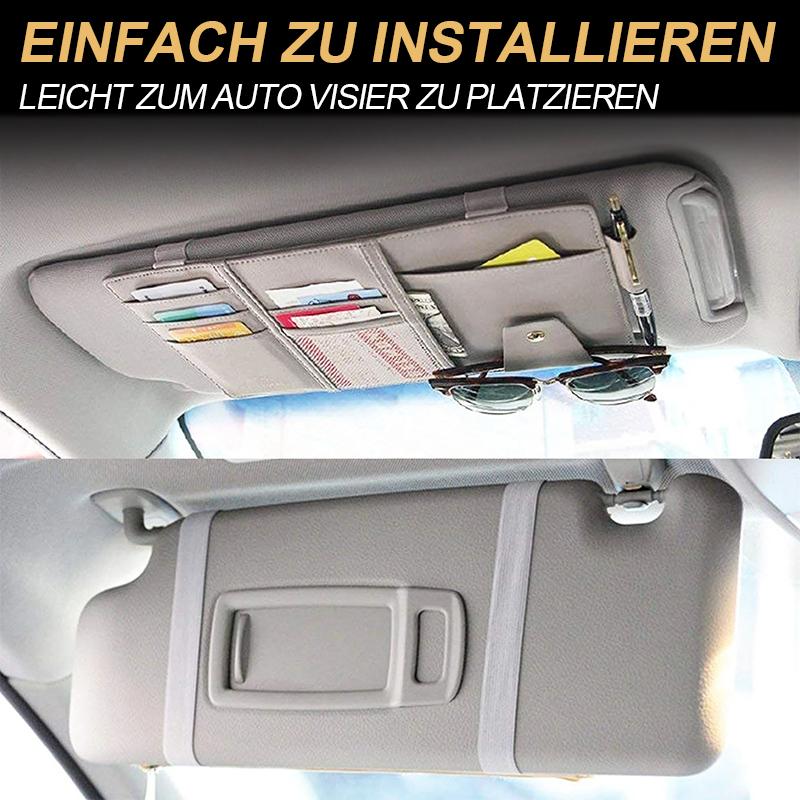Maximize Your Car Space | All‑in‑One Sun Visor Organizer for Daily Driving