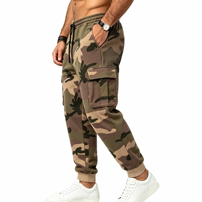 ✨ Practical Everyday Comfort | Men's Camouflage Drawstring Cargo Pants