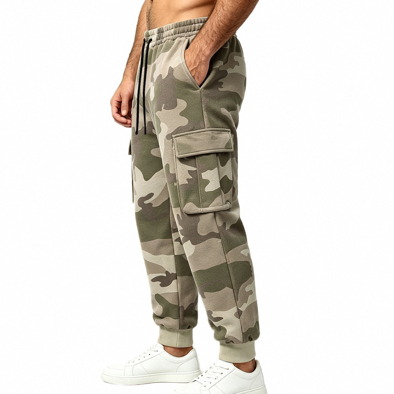 ✨ Practical Everyday Comfort | Men's Camouflage Drawstring Cargo Pants