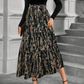 Floral Long Sleeve A-Line Maxi Dress for Women