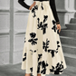 Floral Long Sleeve A-Line Maxi Dress for Women