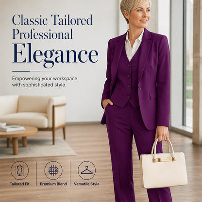 ⌛Limited-Time Offer-Women's 3-Piece Business Suit Set-Free Shipping