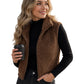 ⌛Limited-Time Offer-Women's Stand Collar Zip-Up Warm Vest