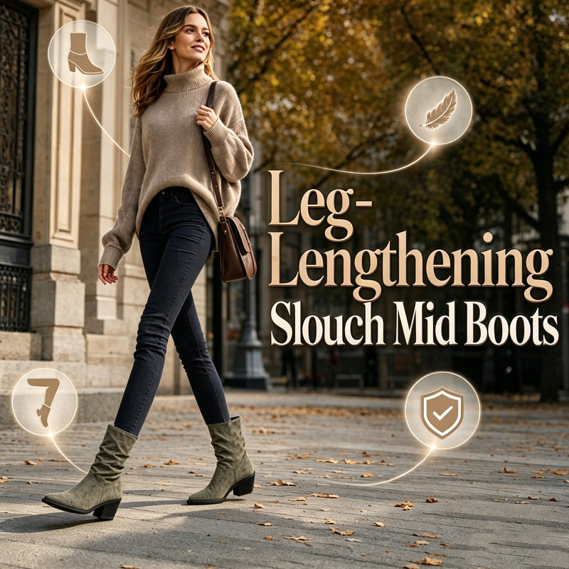 ⌛Limited-Time Offer-Women's Pointed Toe Chunky Heel Boots