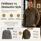Men's Corduroy Stand Collar Sweatshirt