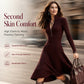 ⌛Limited-Time Offer-Women’s Ribbed Knit Slim Fit Half-Zip Dress