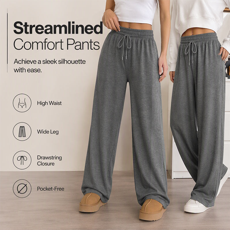 ⌛Limited-Time Offer-Women's High Waisted Wide-Leg Drawstring Pants
