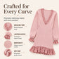 ⌛Limited-Time Offer-Women's Lantern Sleeve V Neck Knit Dress