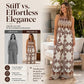 ⌛Limited-Time Offer-Women's Bohemian Print Smocked Jumpsuit