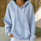 Women's Striped Patchwork Hoodie Sweatshirt
