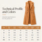 Women's Breasted Long Vest with Pockets