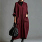 🍁New Fall Collection-Women's Loose Draping Dress with Pockets
