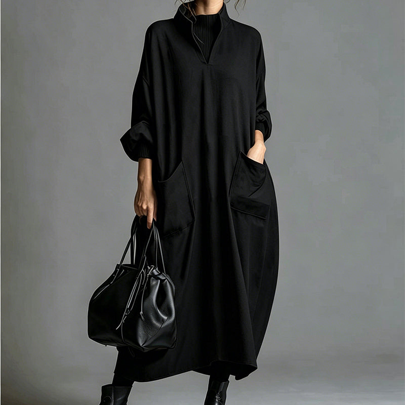 🍁New Fall Collection-Women's Loose Draping Dress with Pockets