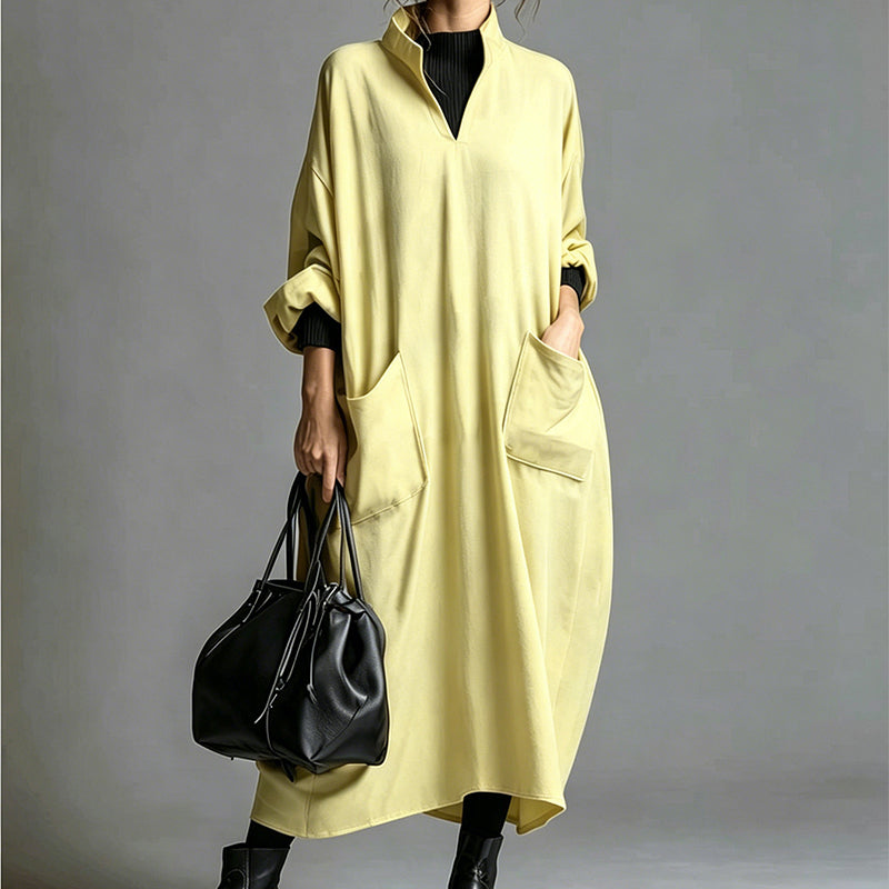 🍁New Fall Collection-Women's Loose Draping Dress with Pockets