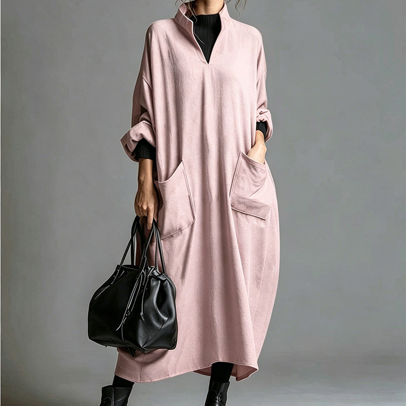 🍁New Fall Collection-Women's Loose Draping Dress with Pockets