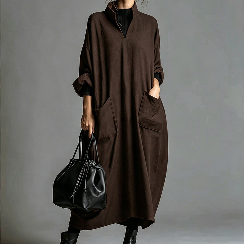 🍁New Fall Collection-Women's Loose Draping Dress with Pockets