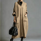 🍁New Fall Collection-Women's Loose Draping Dress with Pockets