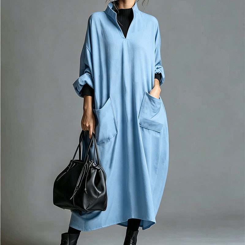 🍁New Fall Collection-Women's Loose Draping Dress with Pockets
