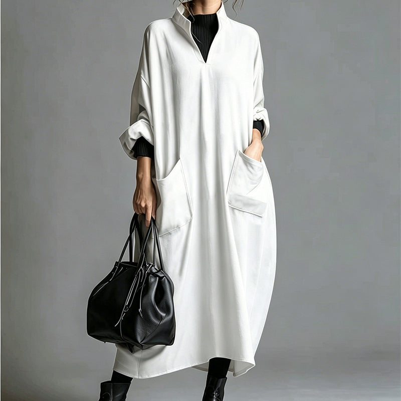 🍁New Fall Collection-Women's Loose Draping Dress with Pockets