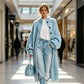 ✨🧶 Cozy Length, Effortless Layers | Women's Chunky Knit Long Sweater Coat