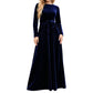 🍁New Fall Collection-Women's Elegant Velvet Long Sleeve Maxi Dress