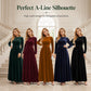 🍁New Fall Collection-Women's Elegant Velvet Long Sleeve Maxi Dress