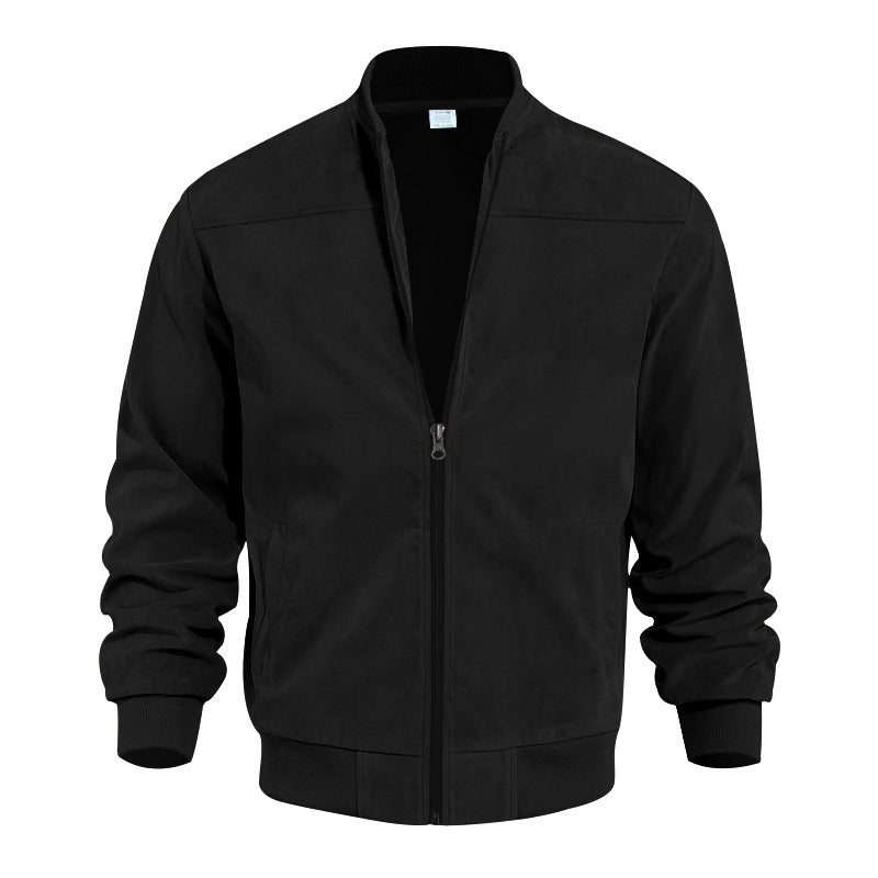 🧥Men's Classic Bomber Jacket with Zip Front