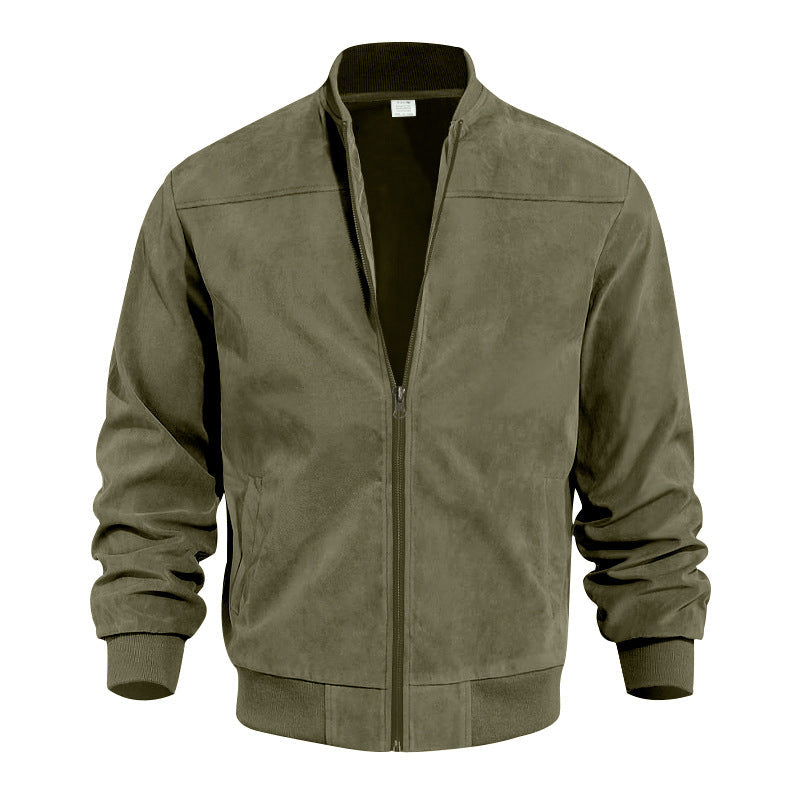 🧥Men's Classic Bomber Jacket with Zip Front