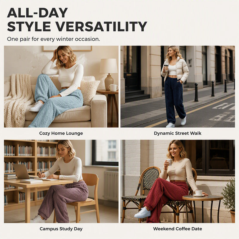 🍁New Fall Collection-Women's Casual Straight-Leg Drawstring Pants