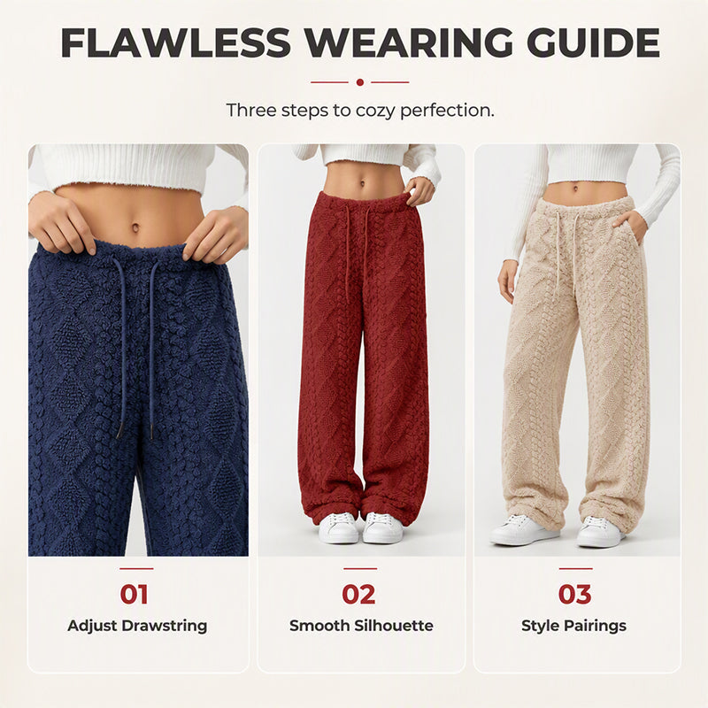 🍁New Fall Collection-Women's Casual Straight-Leg Drawstring Pants