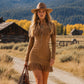 ⌛Limited-Time Offer-Women‘s Western Faux Suede Fringe Dress