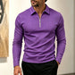 🍁New Fall Collection-Men's Casual Quarter-Zip Striped Shirt