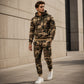 Men's Camouflage Warm Hoodie & Pants Set
