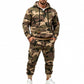 Men's Camouflage Warm Hoodie & Pants Set