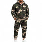 Men's Camouflage Warm Hoodie & Pants Set