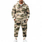 Men's Camouflage Warm Hoodie & Pants Set