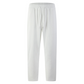 Men's Waffle Knit Drawstring Casual Pants