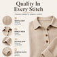 Women's Waffle Knit Long Sleeve Henley Top