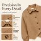 Women's Irregular Diagonal Button-Down Jacket