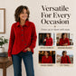 Women's Irregular Diagonal Button-Down Jacket