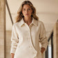 Women's Irregular Diagonal Button-Down Jacket