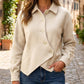 Women's Irregular Diagonal Button-Down Jacket
