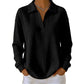 Women's Knit V-Neck Long Sleeve Top