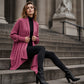⏳LAST DAY SALE ONLY ￡16.99!!🧶Women's Casual Draped Open Front Cardigan – Cosy, Flattering & Effortlessly Chic