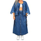 Slimming Denim Maxi Dress