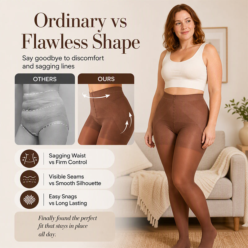 ⏳Limited-time 50% off⏰Run-Resistant Ultra Sheer Invisible Pantyhose