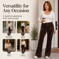 Women's Velvet Drawstring Flare Pants
