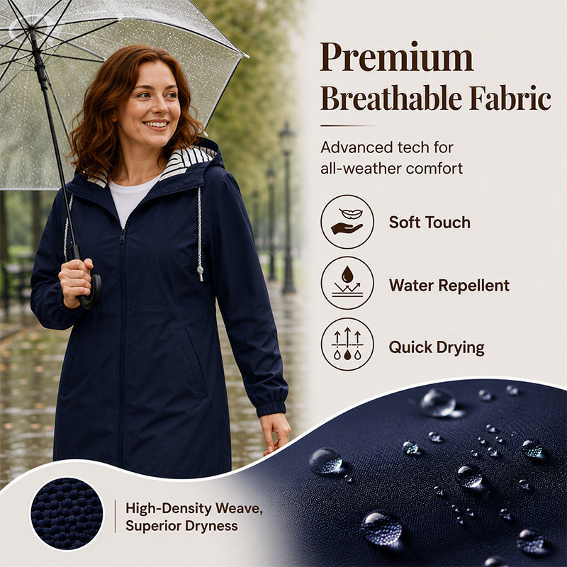 ⌛Limited-Time Offer-Women's Outdoor Waterproof Hooded Jacket
