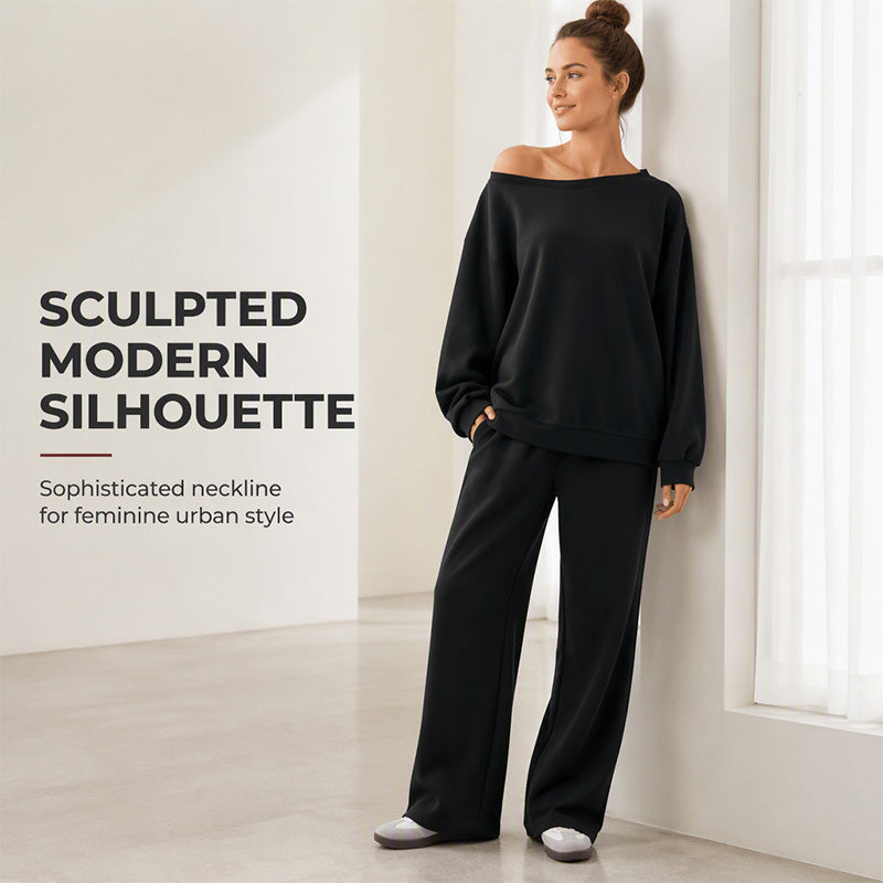 ⌛Limited-Time Offer-Women's Sweatshirt & Sweatpants 2-Piece Set